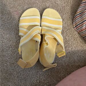 Clarks Cloudsteppers Yellow Sandals
